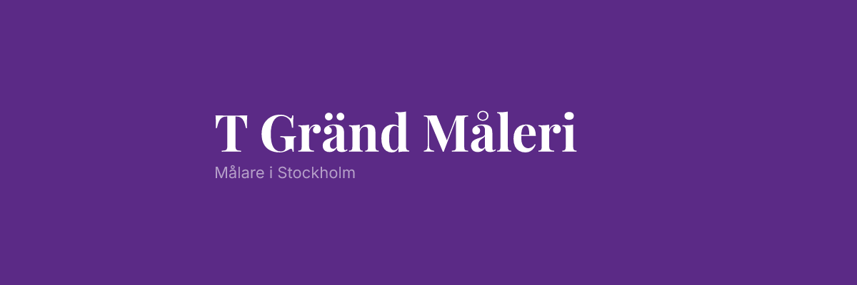 T Gränd Måleri