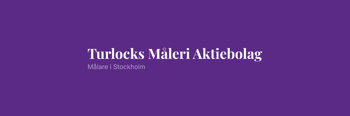 Turlocks Måleri Aktiebolag