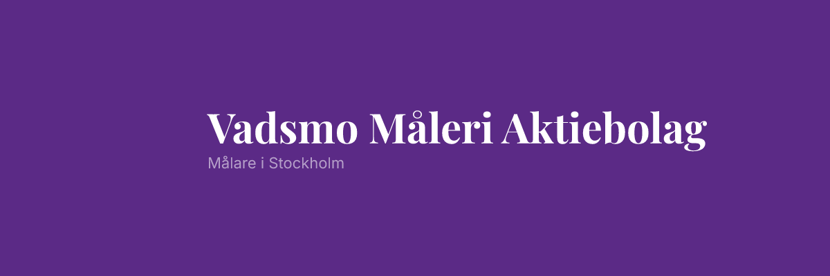 Vadsmo Måleri Aktiebolag