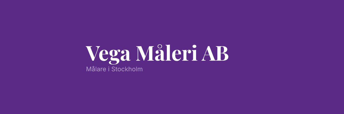 Vega Måleri AB