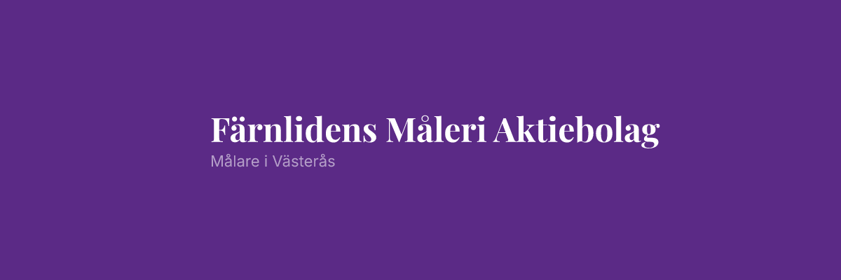 Färnlidens Måleri Aktiebolag