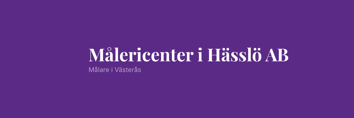 Målericenter i Hässlö AB