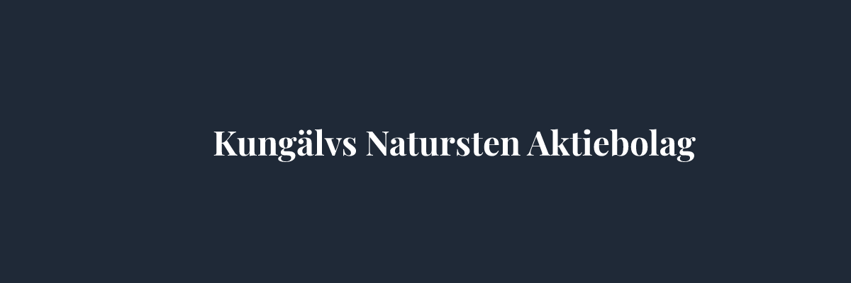 Kungälvs Natursten Aktiebolag – Markarbete i Göteborg