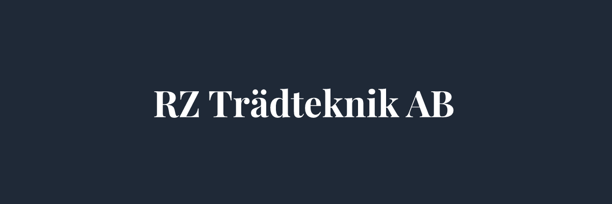 RZ Trädteknik AB – Markarbete i Göteborg