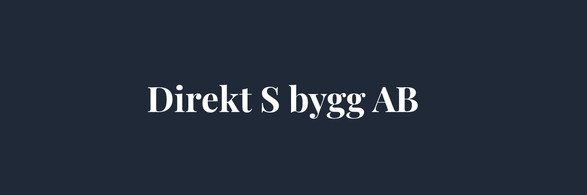 Direkt S bygg AB – Markarbete i Helsingborg