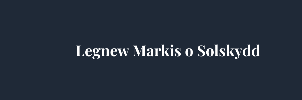 Legnew Markis o Solskydd – Markarbete i Jönköping