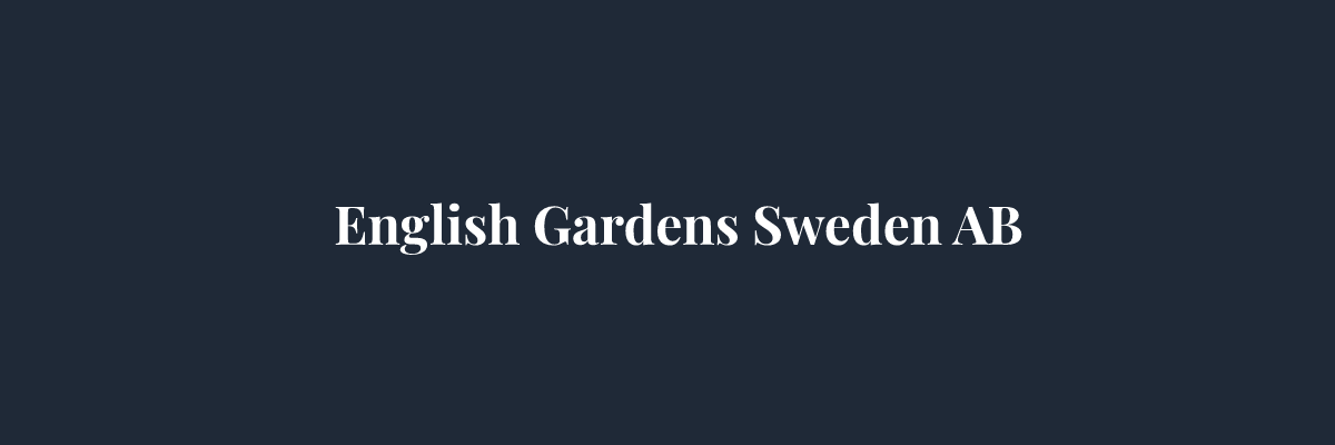 English Gardens Sweden AB – Markarbete i Malmö