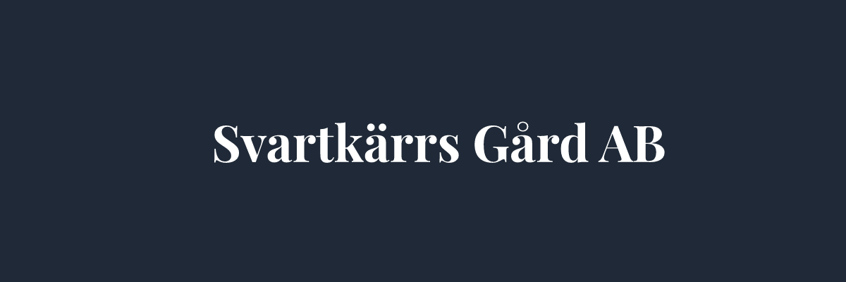 Svartkärrs Gård AB – Markarbete i Örebro