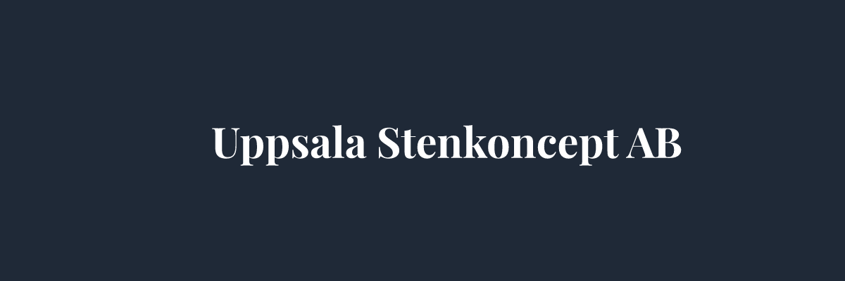 Uppsala Stenkoncept AB – Markarbete i Uppsala
