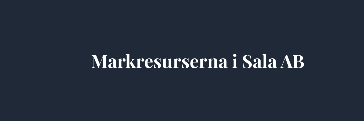 Markresurserna i Sala AB – Markarbete i Västerås