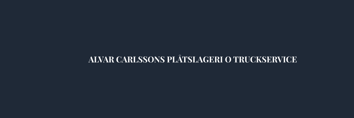 ALVAR CARLSSONS PLÅTSLAGERI O TRUCKSERVICE – Plåtslagare i Göteborg