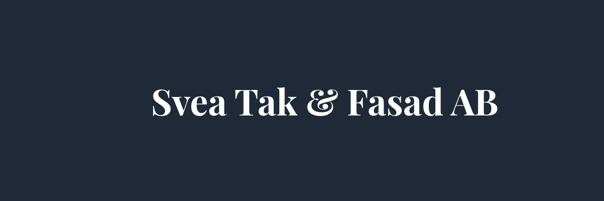 Svea Tak & Fasad AB – Plåtslagare i Jönköping