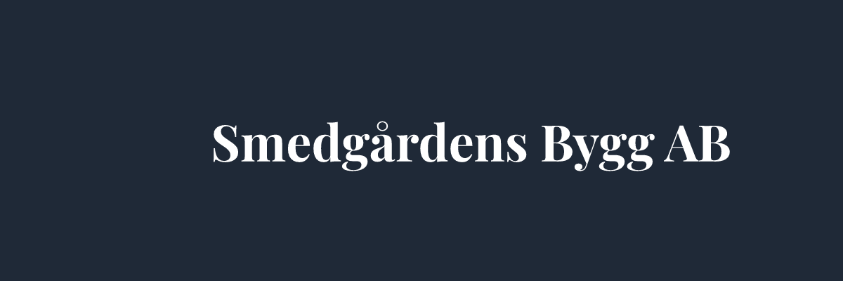 Smedgårdens Bygg AB – Plåtslagare i Linköping