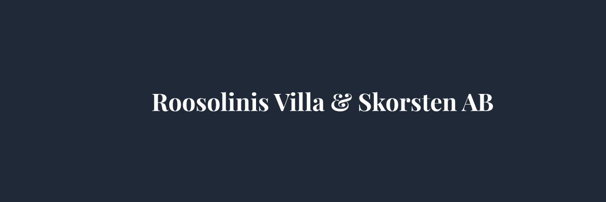 Roosolinis Villa & Skorsten AB – Plåtslagare i Örebro