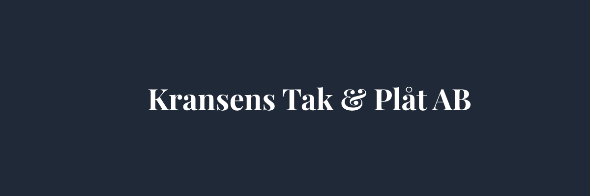 Kransens Tak & Plåt AB – Plåtslagare i Stockholm