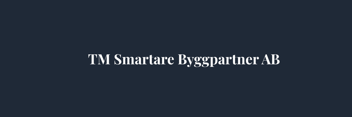 TM Smartare Byggpartner AB – Plåtslagare i Stockholm