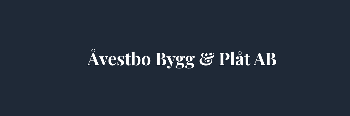 Åvestbo Bygg & Plåt AB – Plåtslagare i Västerås