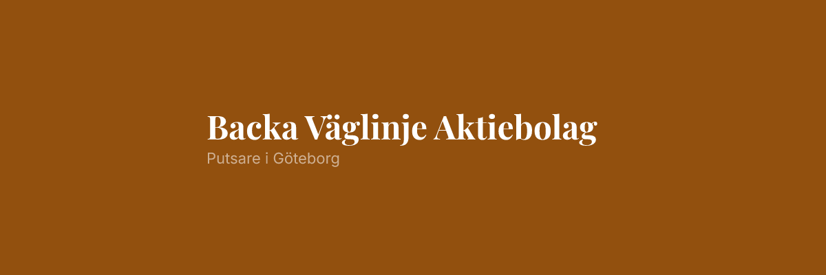 Backa Väglinje Aktiebolag