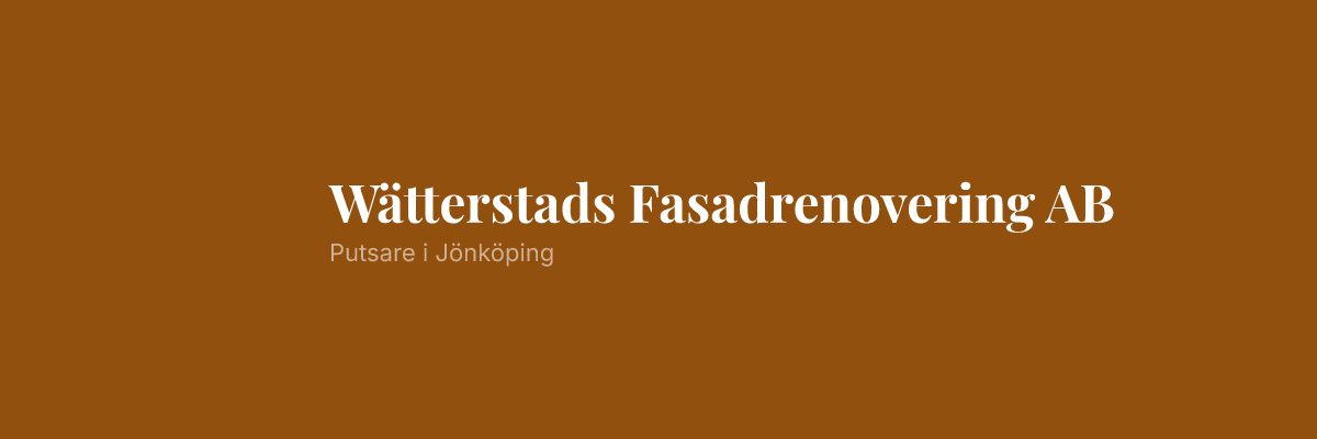 Wätterstads Fasadrenovering AB