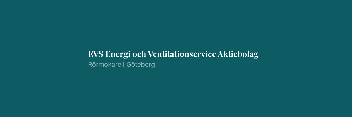 EVS Energi och Ventilationservice Aktiebolag