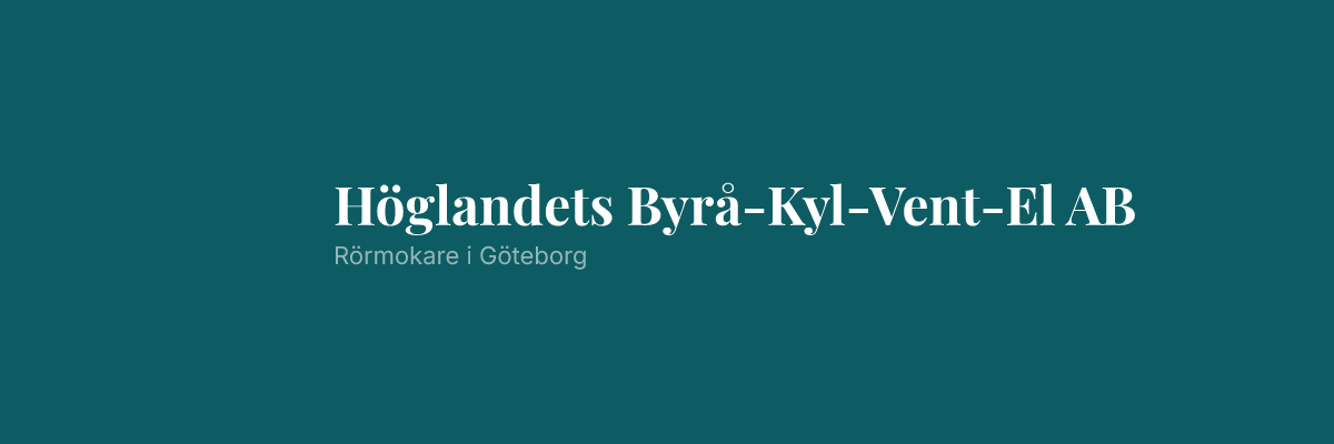 Höglandets Byrå-Kyl-Vent-El AB