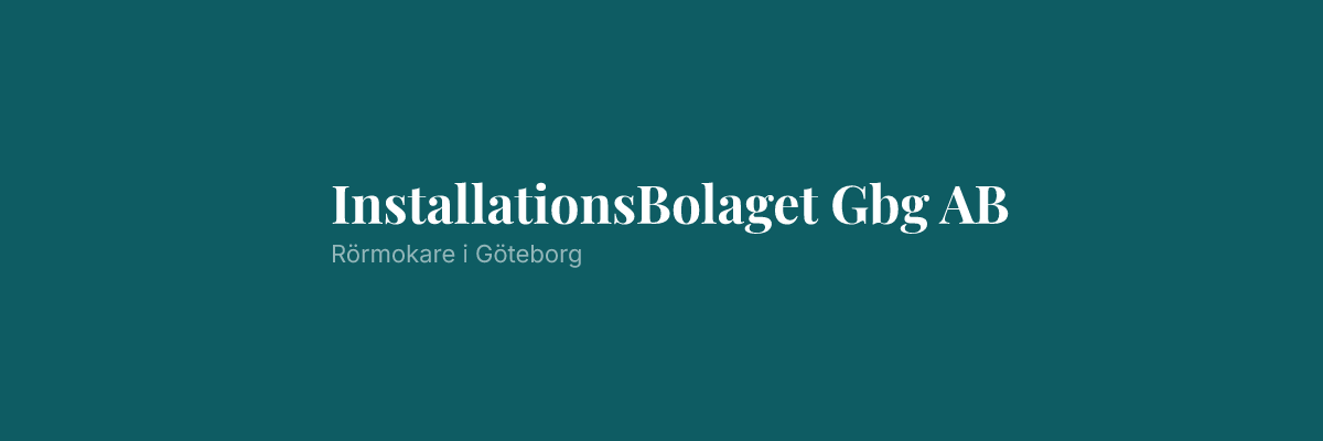 InstallationsBolaget Gbg AB