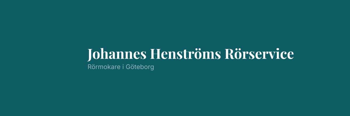 Johannes Henströms Rörservice