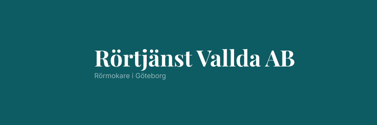 Rörtjänst Vallda AB