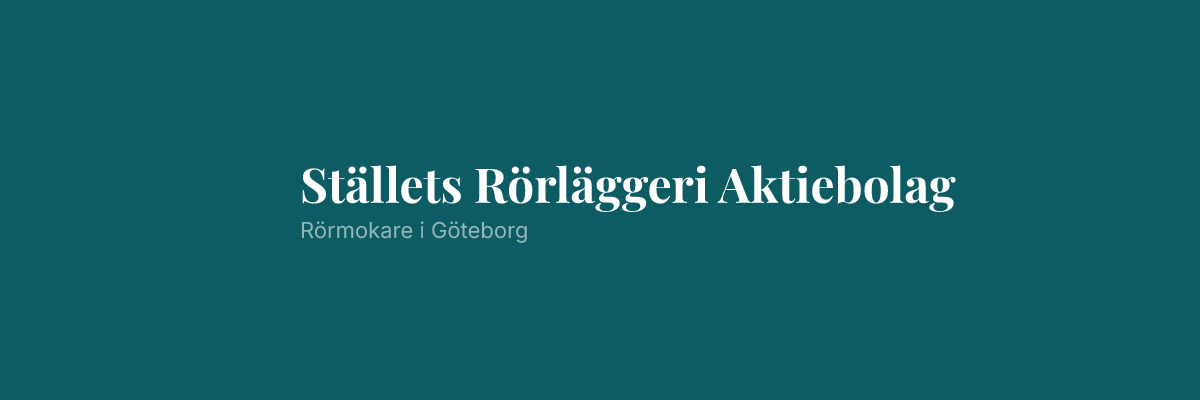 Ställets Rörläggeri Aktiebolag
