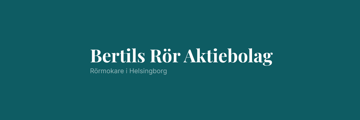 Bertils Rör Aktiebolag