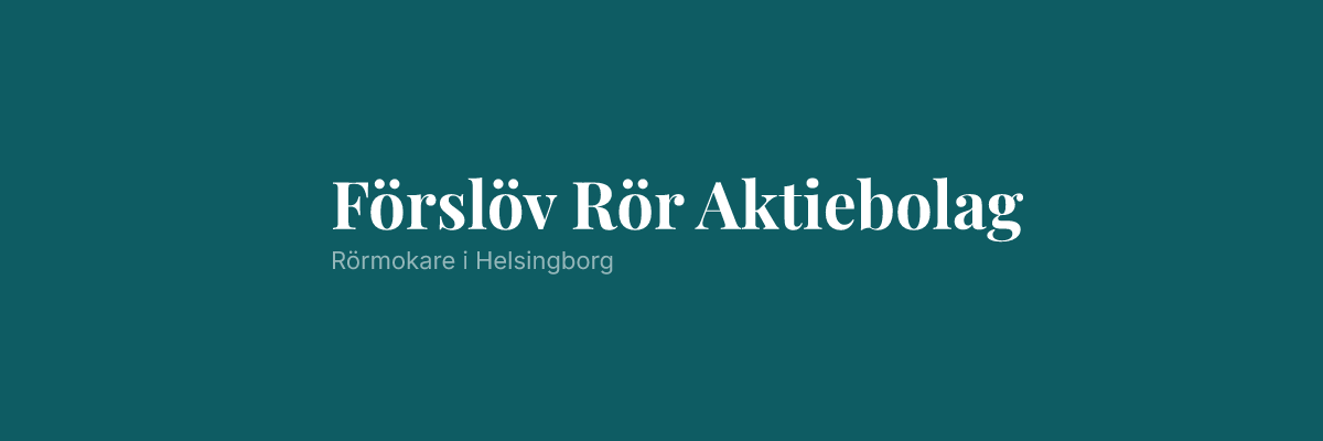 Förslöv Rör Aktiebolag