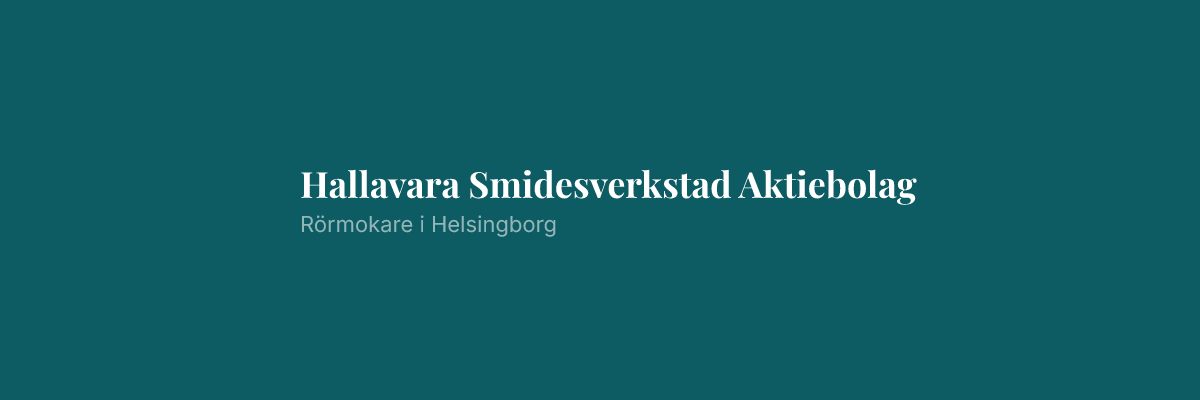 Hallavara Smidesverkstad Aktiebolag