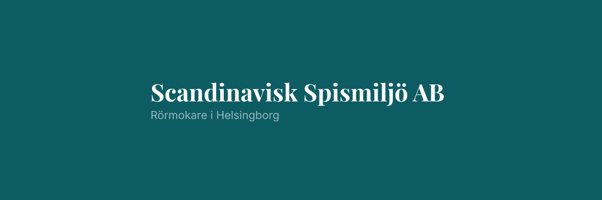 Scandinavisk Spismiljö AB