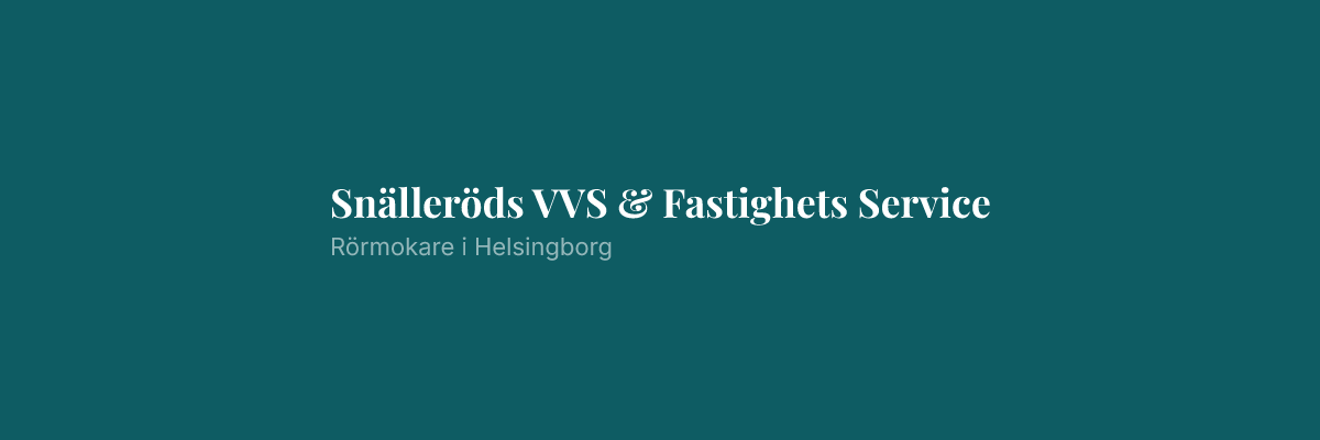 Snälleröds VVS & Fastighets Service