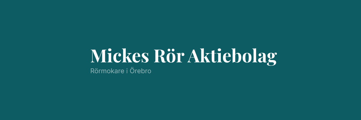 Mickes Rör Aktiebolag