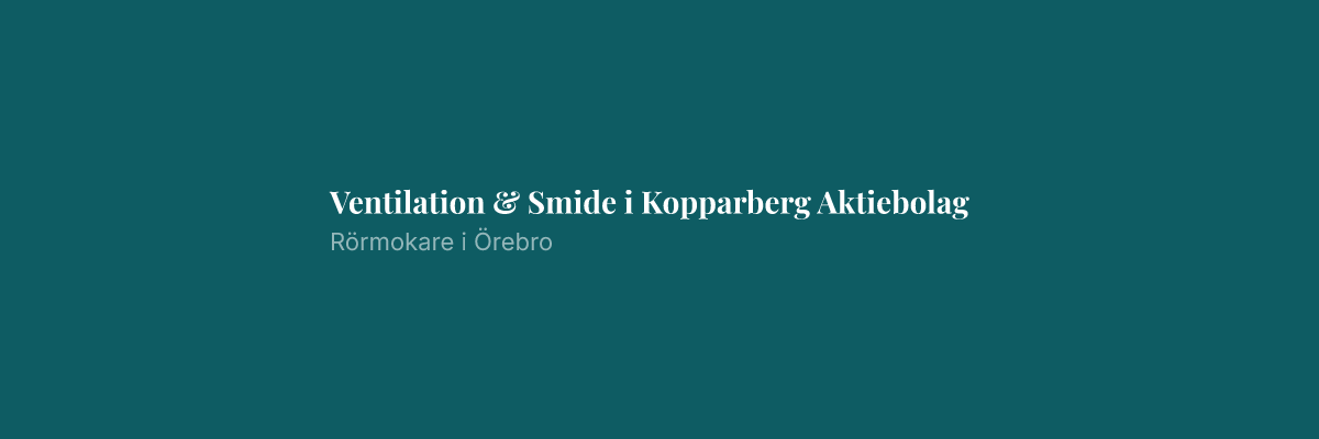 Ventilation & Smide i Kopparberg Aktiebolag