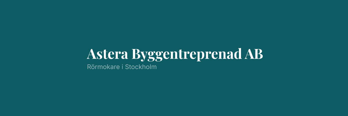 Astera Byggentreprenad AB
