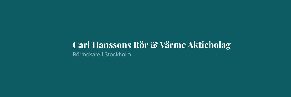 Carl Hanssons Rör & Värme Aktiebolag