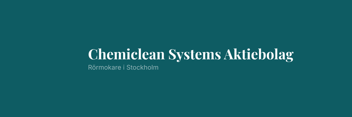 Chemiclean Systems Aktiebolag