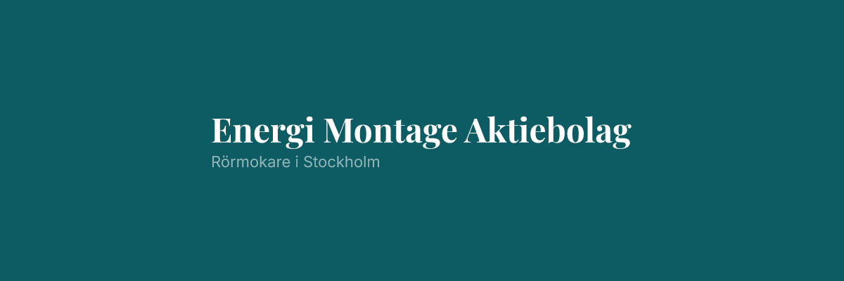 Energi Montage Aktiebolag
