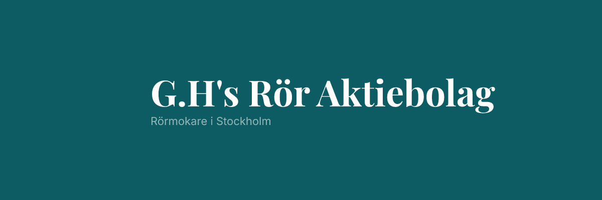 G.H's Rör Aktiebolag