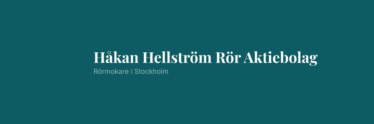 Håkan Hellström Rör Aktiebolag