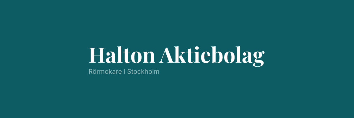 Halton Aktiebolag