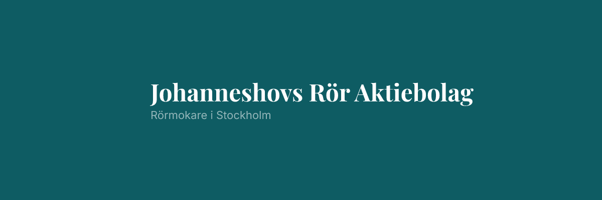 Johanneshovs Rör Aktiebolag