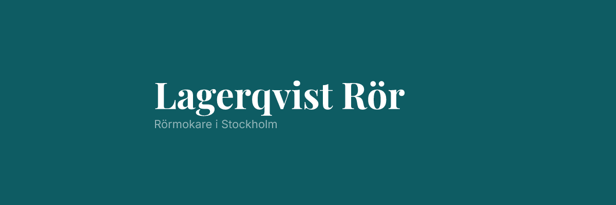 Lagerqvist Rör