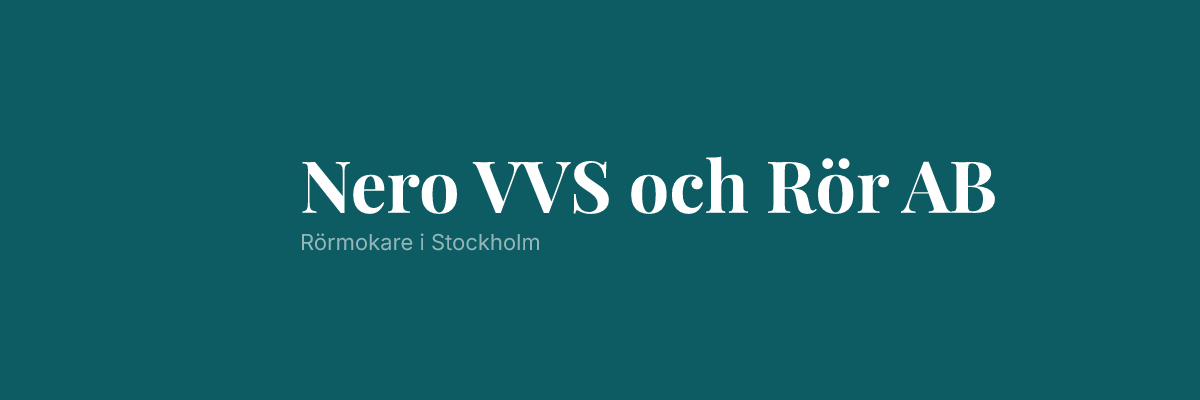 Nero VVS och Rör AB