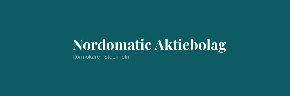 Nordomatic Aktiebolag