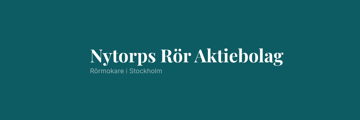 Nytorps Rör Aktiebolag