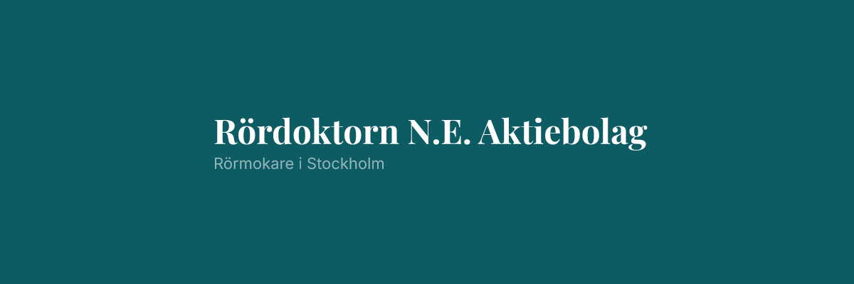 Rördoktorn N.E. Aktiebolag