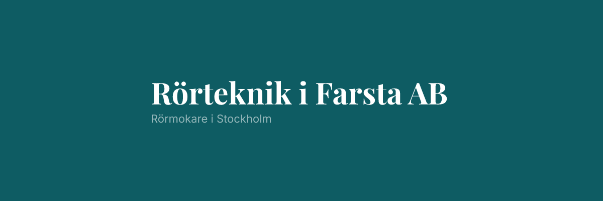 Rörteknik i Farsta AB